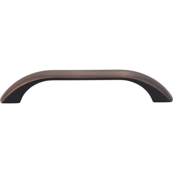 128 Mm Center-to-Center Brushed Oil Rubbed Bronze Square Sonoma Cabinet Pull